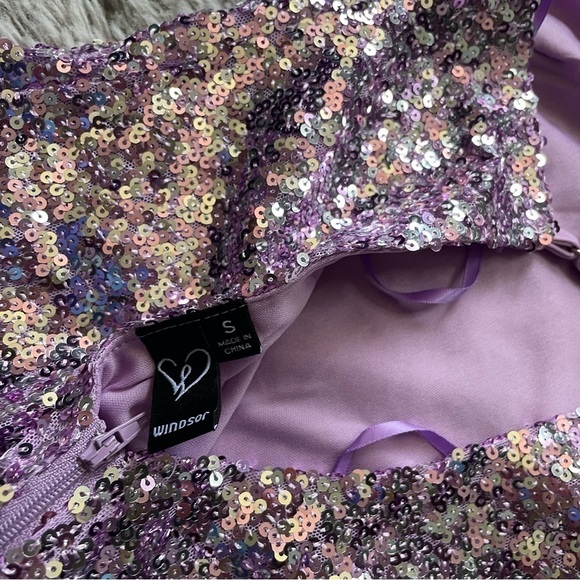 NWT purple sequence dress from Windsor - Picture 9 of 9